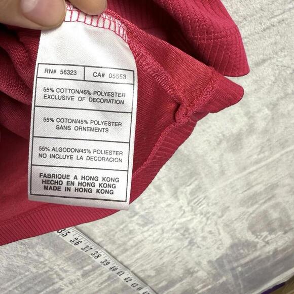 VTG Tiger Woods Collection Nike FitDry Red Golf Polo Shirt XXL Ribbed Texture - Picture 5 of 7